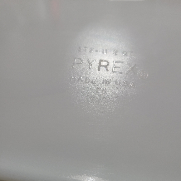 ❄️Vintage Pyrex 575-b Black White Snowflake 2 Qt Casserole Baking Dish Rectangle - Picture 7 of 7
